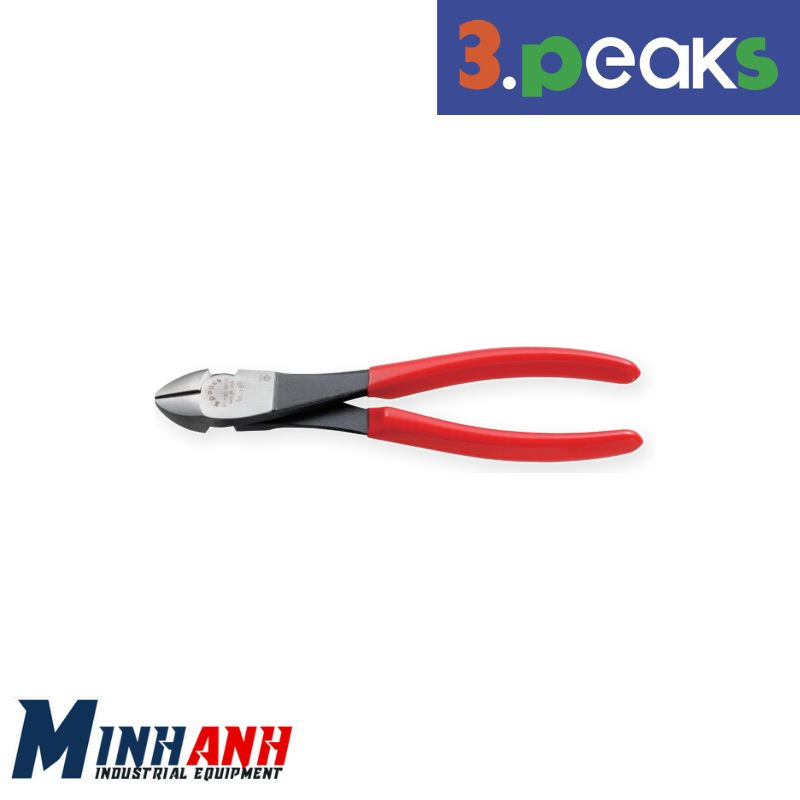 Kìm cắt dây đàn piano lực cao cán vinyl 3.Peaks NP-190G 190mm