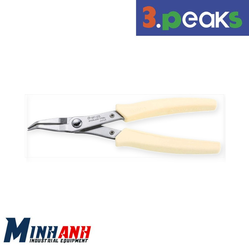 Kìm mũi bằng cong inox 3.Peaks SP-25