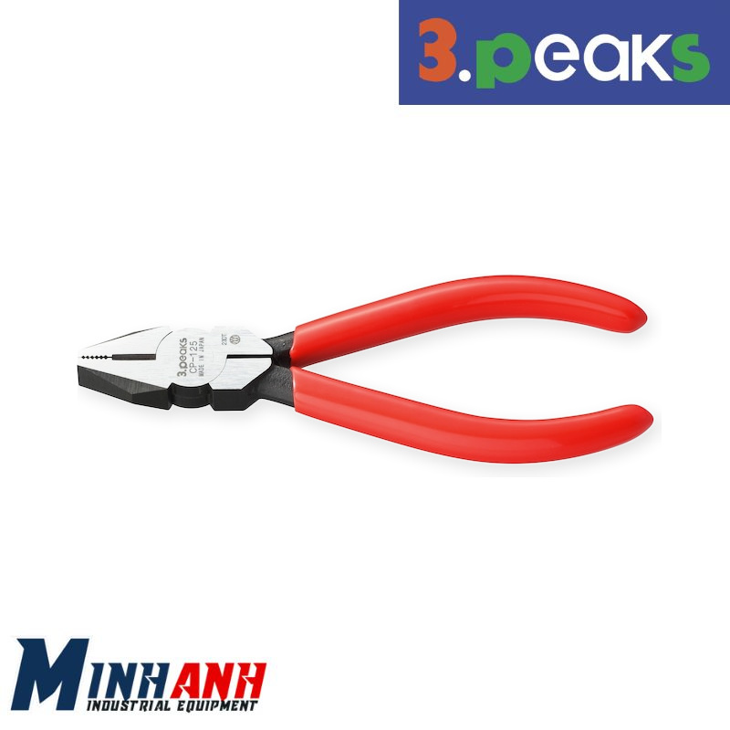 Kìm điện cán vinyl 3.Peaks CP-125G 125mm