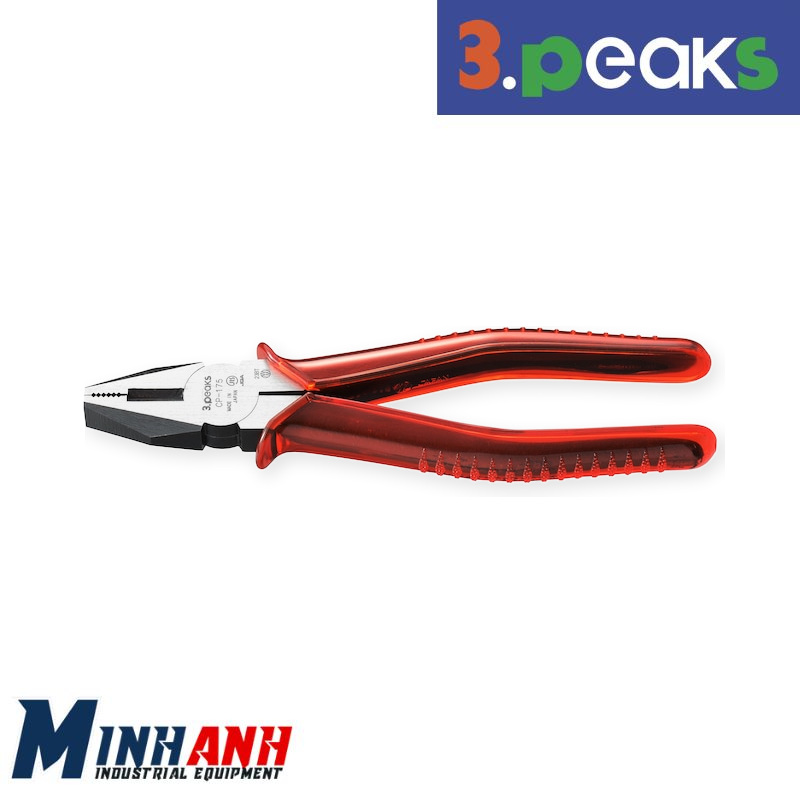 Kìm điện cán nhựa JIS 3.Peaks CP-175P 175mm