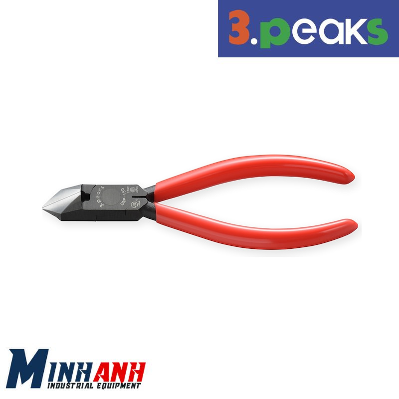 Kìm cắt nghiêng cán vinyl 3.Peaks DNP-150G 150mm