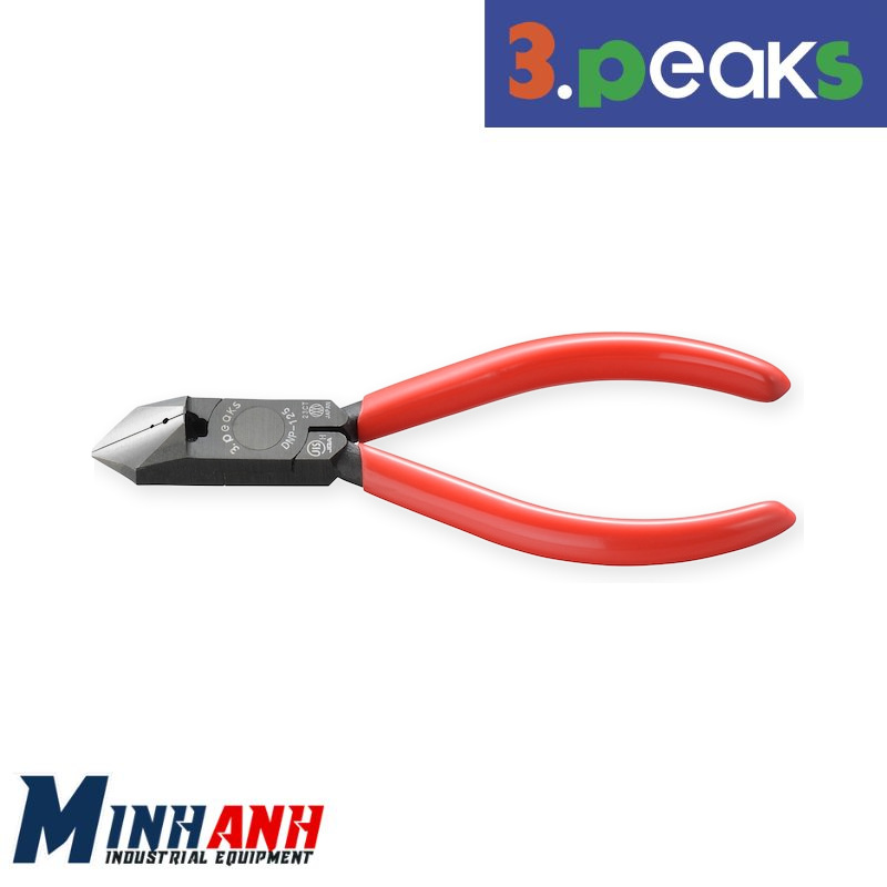 Kìm cắt nghiêng cán vinyl có lỗ 3.Peaks DNP-125GH 125mm