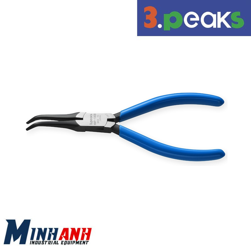 Kìm mũi kim cong mini 3.Peaks NNP-130B 130mm