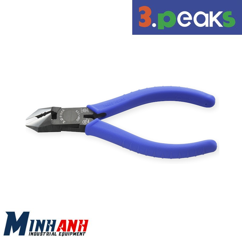 Kìm cắt nghiêng cán elastomer có lò xo và lỗ 3.Peaks DNP-125ZH-S 125mm