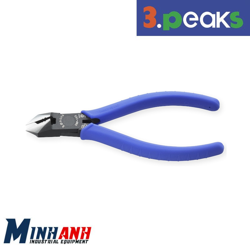 Kìm cắt nghiêng cán elastomer có lò xo và lỗ 3.Peaks DNP-150ZH-S 150mm