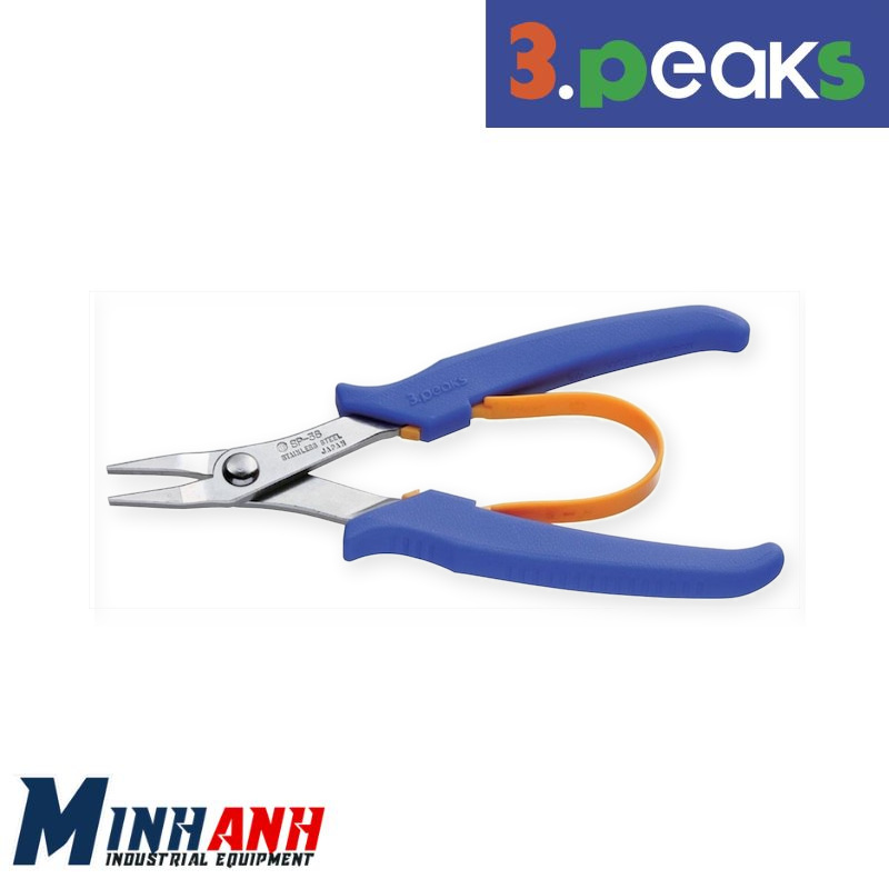 Kìm mũi bằng ngắn inox 3.Peaks SP-36
