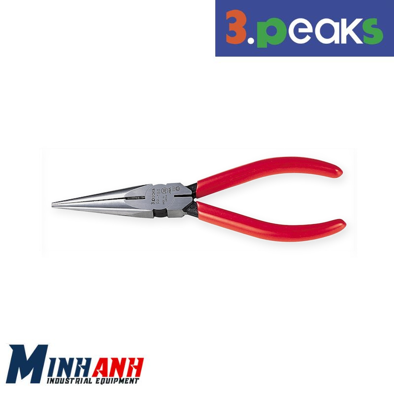 Kìm mũi nhọn cán vinyl 3.Peaks RP-150G 150mm