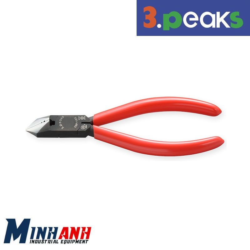 Kìm cắt nghiêng cán vinyl có lỗ 3.Peaks DNP-150GH 150mm