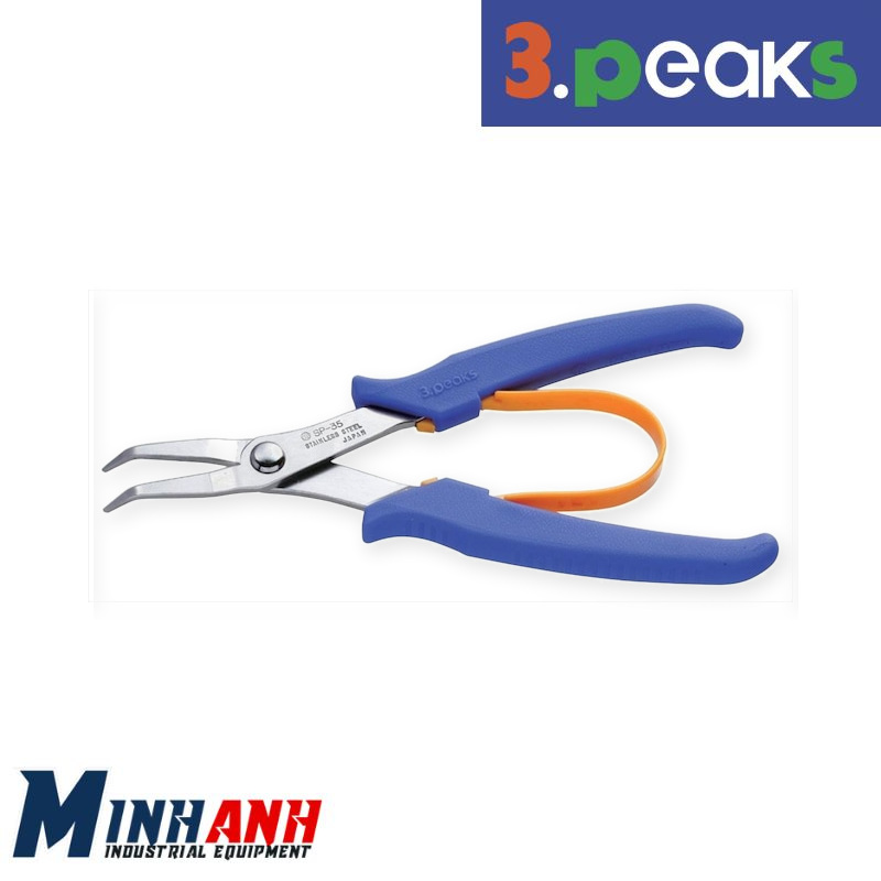 Kìm mũi bằng cong inox 3.Peaks SP-35