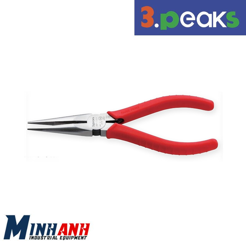 Kìm mũi nhọn cán elastomer 3.Peaks RP-150Z 150mm