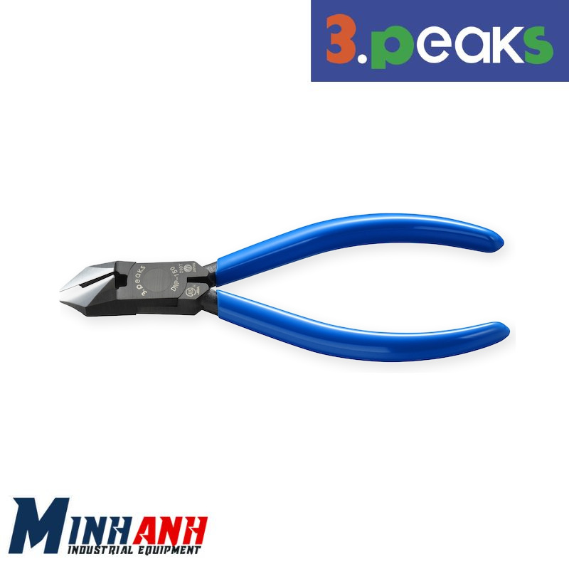 Kìm cắt nghiêng cán vinyl có lò xo 3.Peaks DNP-150G-S 150mm