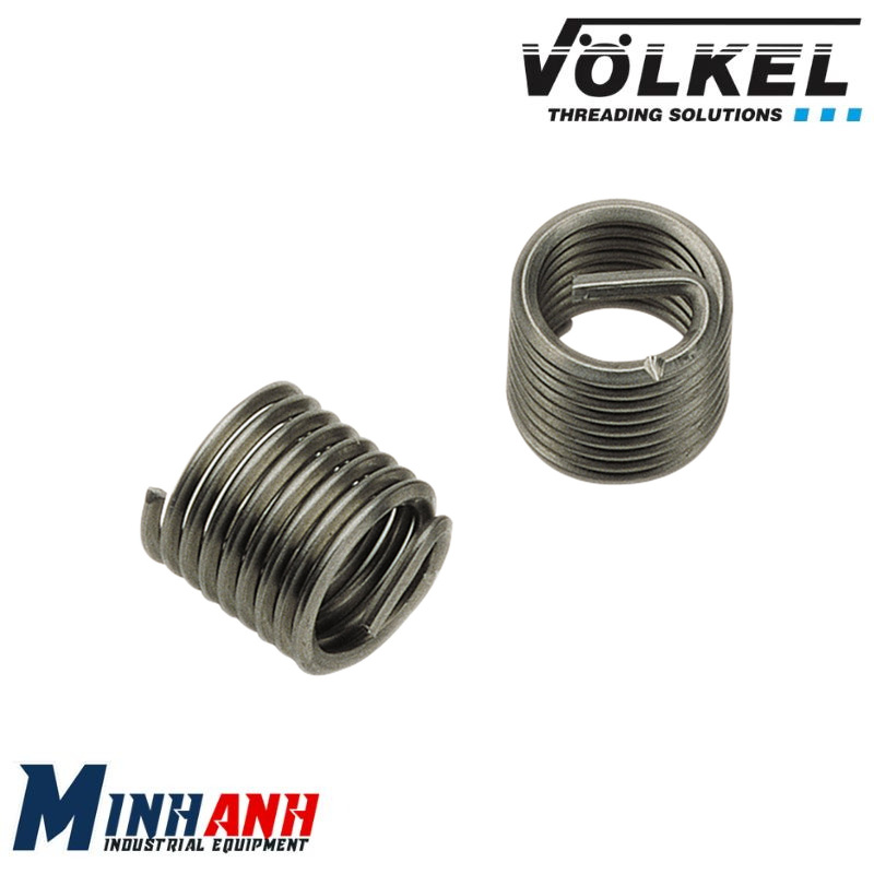 Ren cấy M2.5x0.45 1.5D ISO 2 6H Inox SAG07304 Volkel