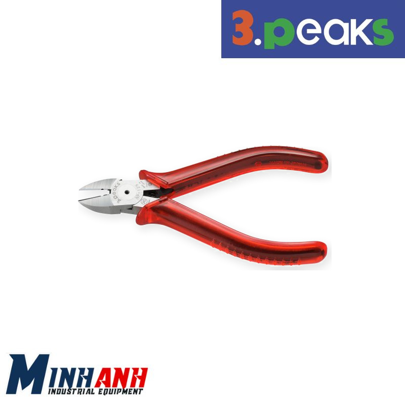 Kìm cắt lực cán nhựa có lò xo và lỗ 3.Peaks NP-125PH-S 125mm