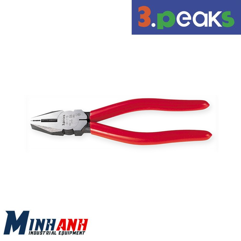 Kìm điện lực cán vinyl 3.Peaks SC-175G 175mm