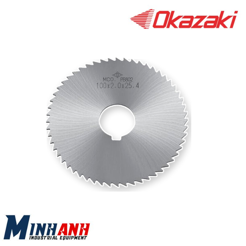Dao phay đĩa HSS-Co phủ OK-C MSCV125X065 OKAZAKI