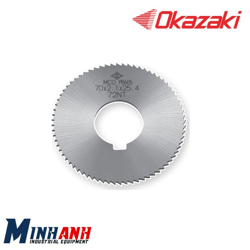 Dao phay rãnh HSS-Co không phủ 72 răng FMB006 OKAZAKI