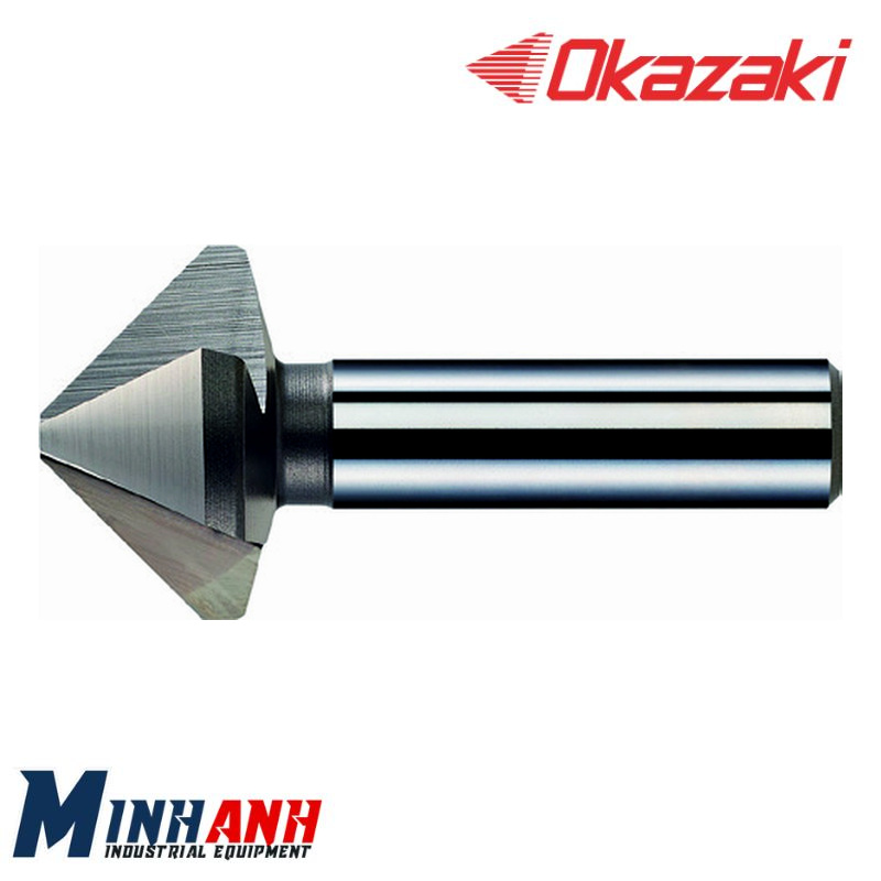 Dao vát mép lỗ 90 độ HSS-Co 3 me cho thép và inox không phủ CS-3S16-40 OKAZAKI