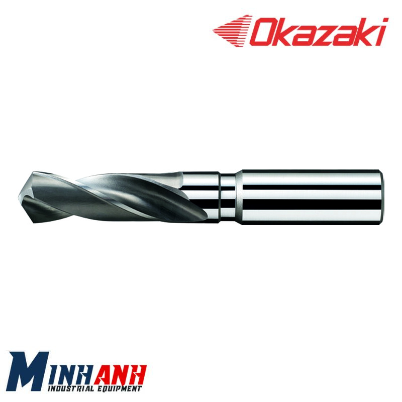 Mũi khoan HSS-Co chuôi trụ cho máy CNC không phủ SDS0500 OKAZAKI