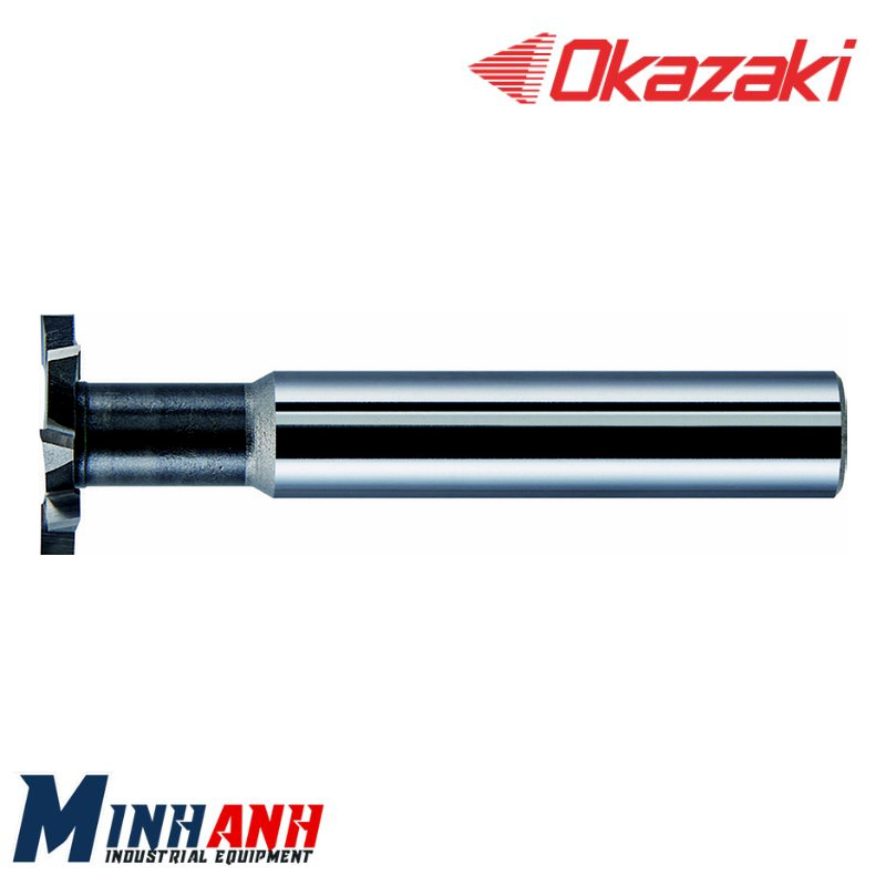 Dao phay rãnh T HSS-Co răng so le TSS10X050 OKAZAKI