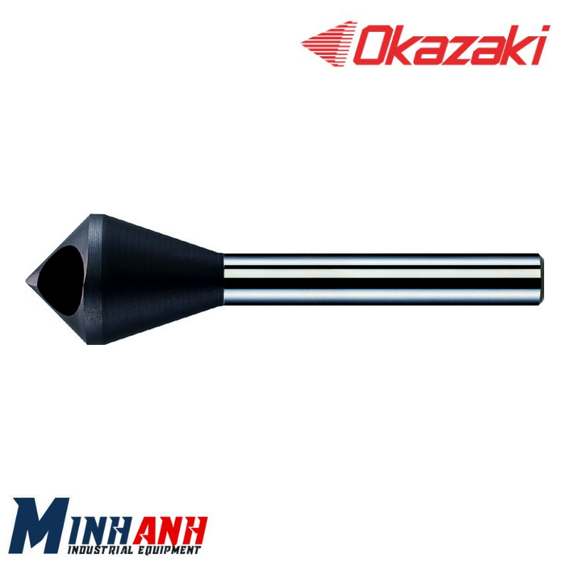 Dao vát mép 90 độ HSS-Co cho nhôm chuôi trụ phủ OK-C CSC1S16-55 OKAZAKI