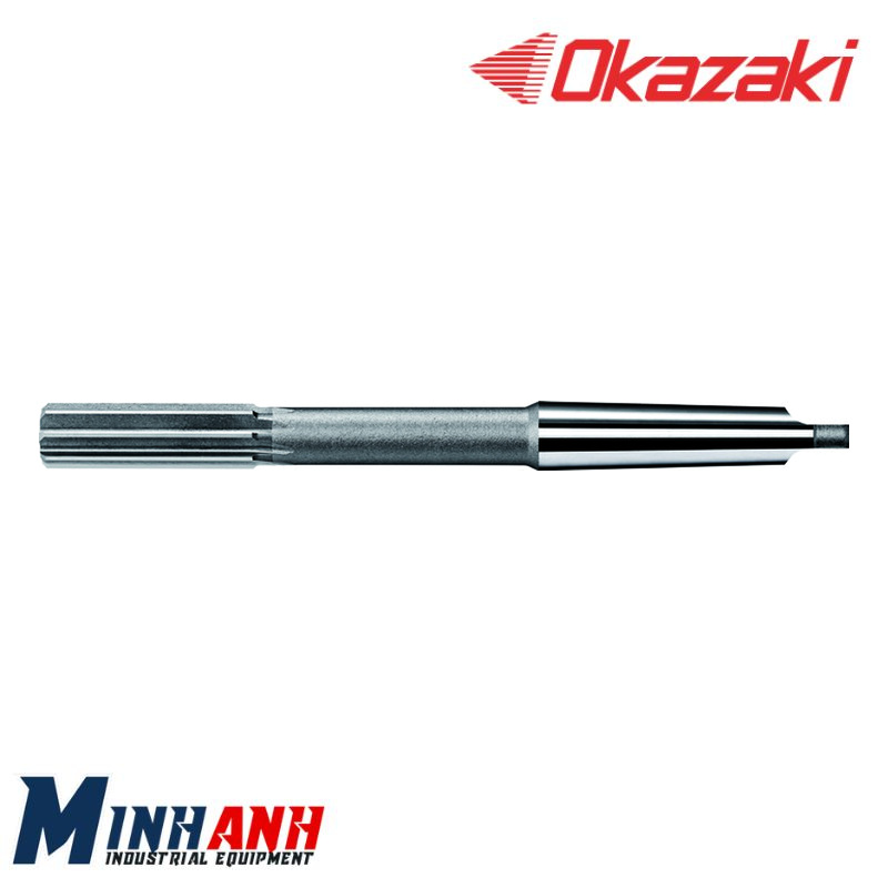 Mũi doa máy HSS-Co rãnh thẳng chuôi côn CRT650 OKAZAKI