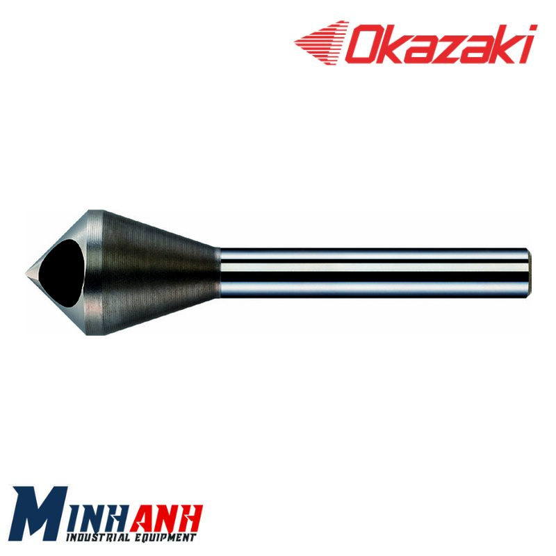 Dao vát mép 90 độ HSS-Co cho nhôm chuôi trụ không phủ CS-1S16-55 OKAZAKI