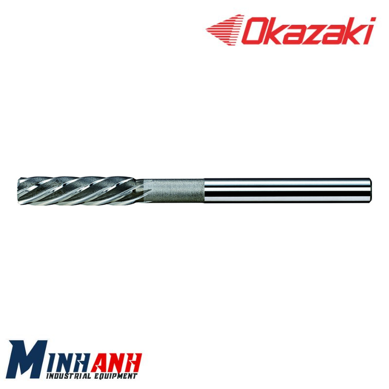 Mũi doa máy tốc độ cao me xoắn HSS-Co chuôi trụ SSR129 OKAZAKI
