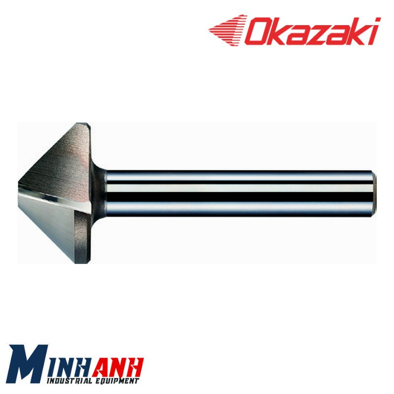 Dao vát mép 90 độ HSS-Co 1 me cho thép và inox không phủ CS-2S16-66 OKAZAKI