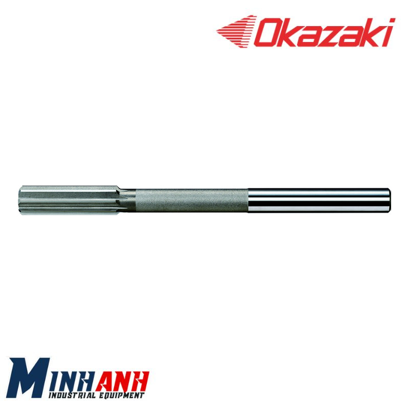 Mũi doa máy HSS-Co rãnh thẳng chuôi trụ CR030 OKAZAKI