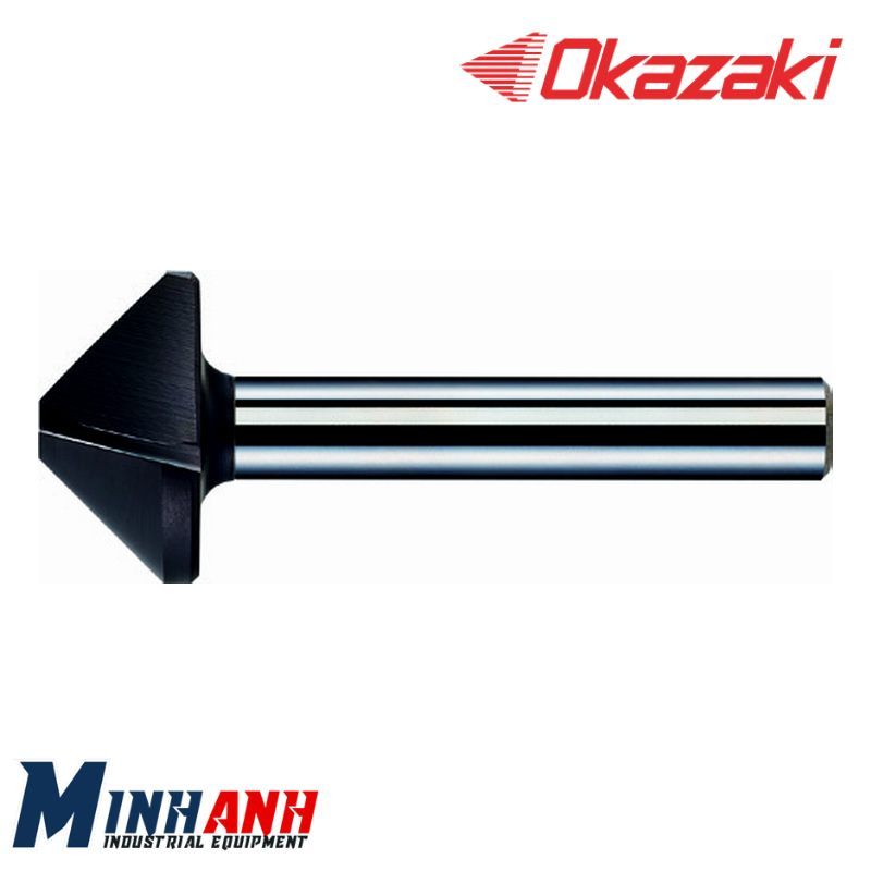 Dao vát mép lỗ 90 độ HSS-Co 1 me cho thép và inox phủ OK-C CSC2S08S OKAZAKI