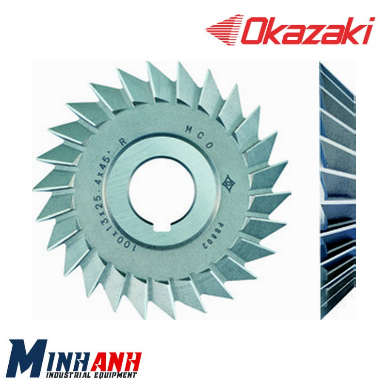 Dao phay góc đơn HSS-Co lưỡi trái SACL075X10X060 OKAZAKI