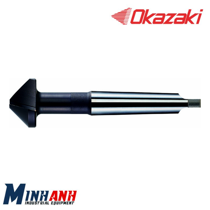 Dao vát mép lỗ 90 độ HSS-Co 1 me chuôi côn phủ OK-C CSC2T3-66 OKAZAKI