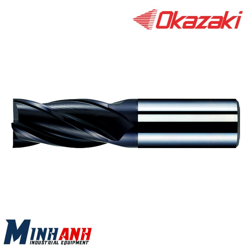 Dao phay HSS-Co 4 me phủ OK-C MED4C180 OKAZAKI