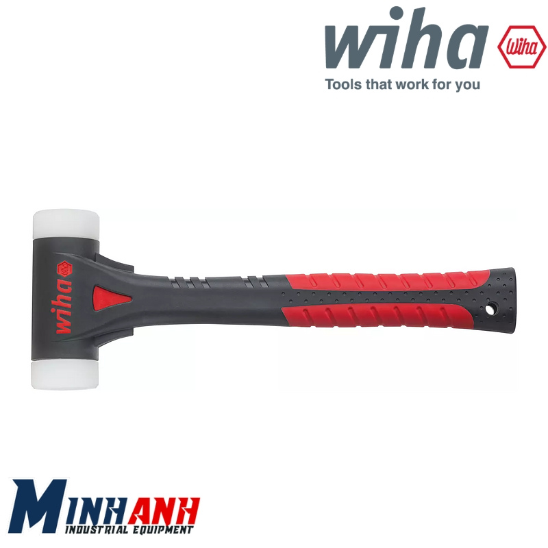 Búa nhựa không nảy, cán sợi thủy tinh 44598 dòng SB804 1040 WIHA