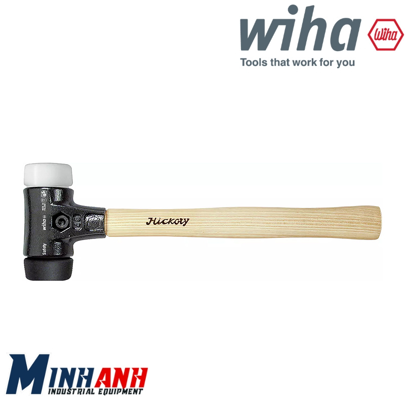 Búa nhựa thay đầu, đầu mềm vừa–rất cứng 26582 dòng 832-39-80 WIHA