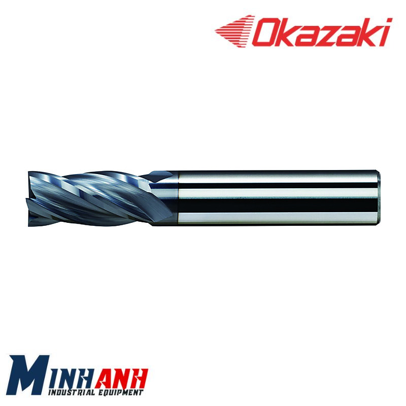 Dao phay ngón vuông hợp kim 4 me phủ OK SED4A030 OKAZAKI