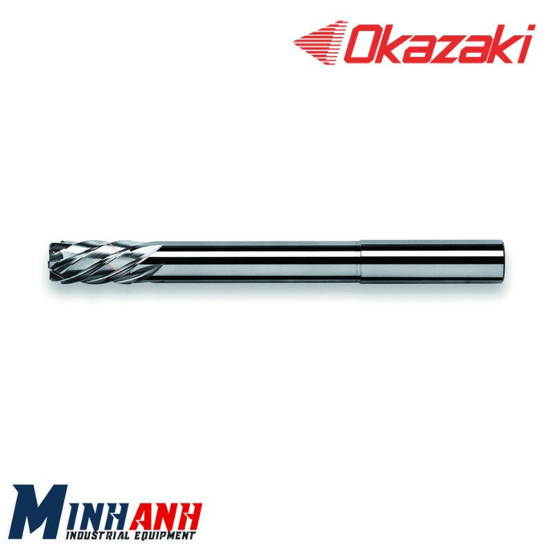 Mũi doa cắt mạnh hợp kim loại dài, phủ OK-HR CPRF120 OKAZAKI