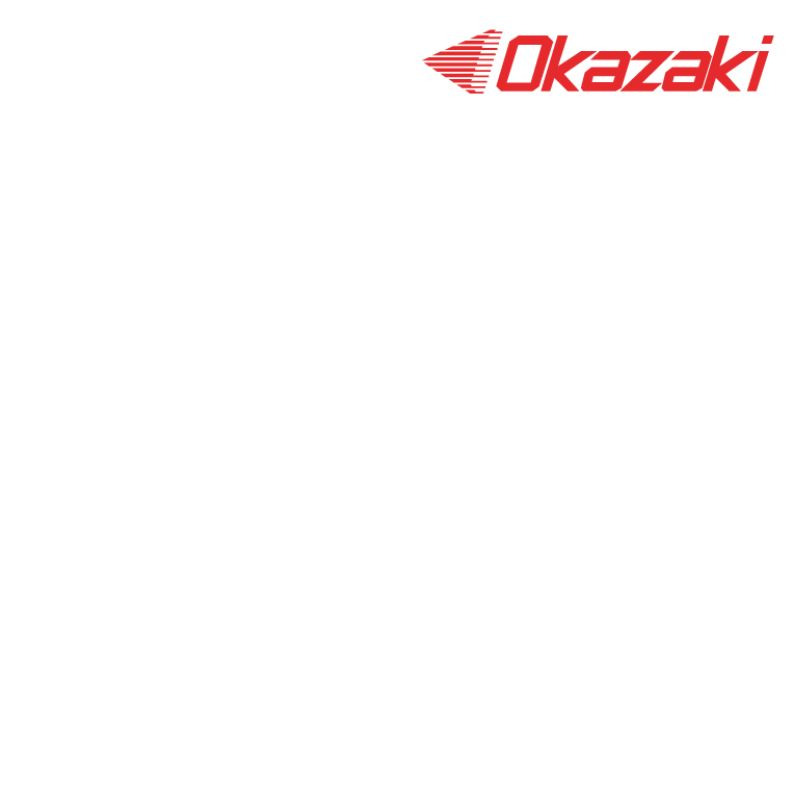 Mũi doa thẳng hợp kim loại ngắn, cỡ chính xác, phủ OK-HR CSRFM1038 OKAZAKI