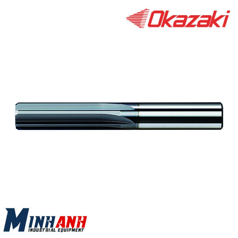 Mũi doa thẳng hợp kim loại ngắn, phủ OK-HR CSRF027 OKAZAKI