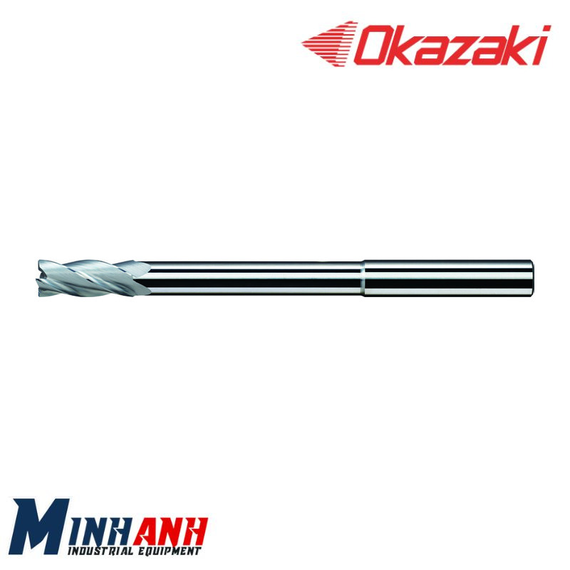 Mũi doa có lưỡi cắt đáy hợp kim loại dài CER-031 OKAZAKI