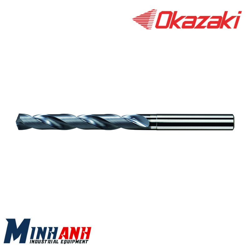 Mũi khoan hợp kim công suất cao cho thép 5D, tưới nguội trong, phủ OK SDOX5A031 OKAZAKI