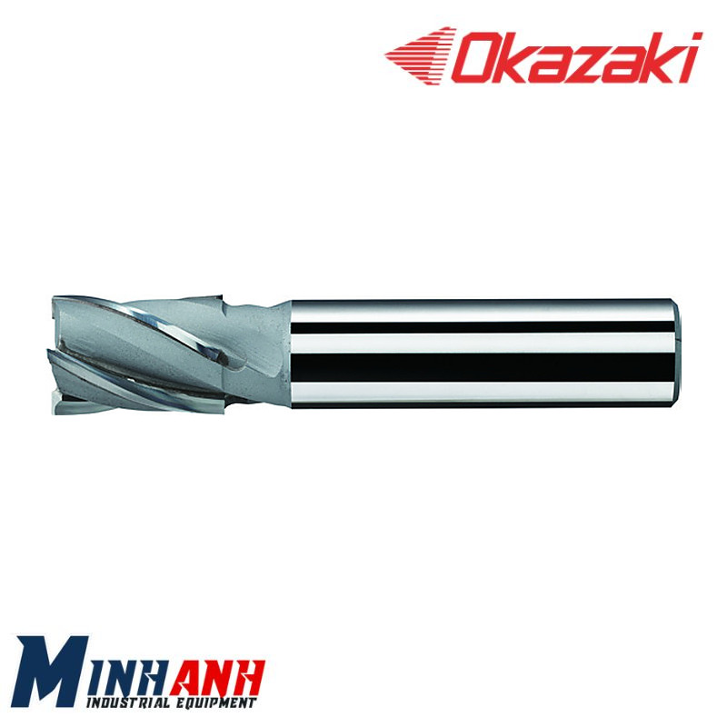 Dao phay ngón vuông hàn mảnh hợp kim 4 me BPD4F500 OKAZAKI