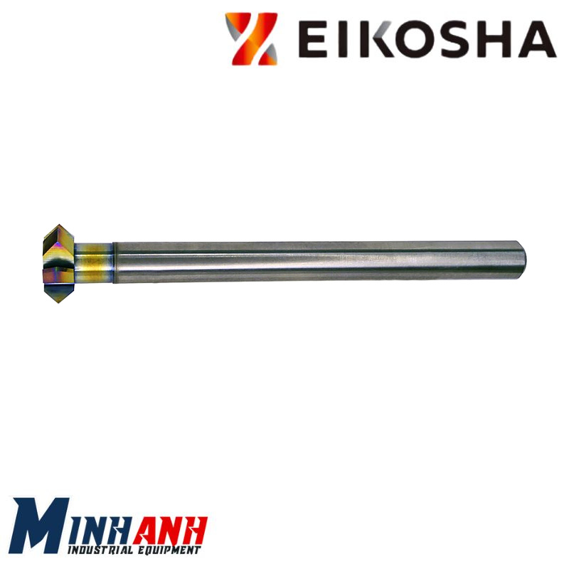 Dao phay góc Carbide cho nhôm CSMW-Al Ø6mm EIKOSHA