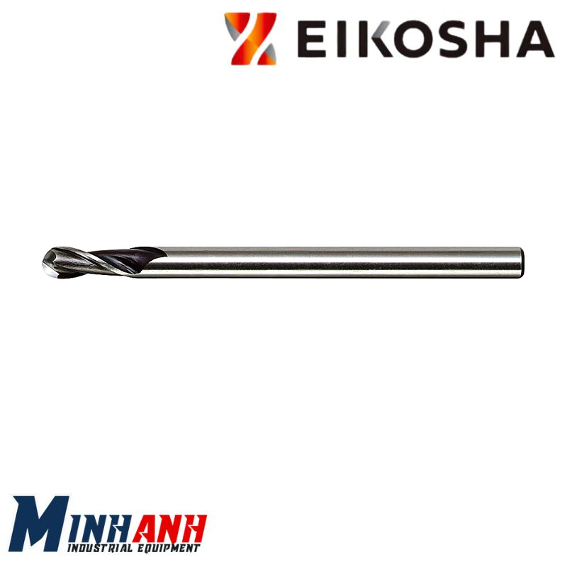 Dao phay ngón cầu Carbide HPBE R7.4mm EIKOSHA