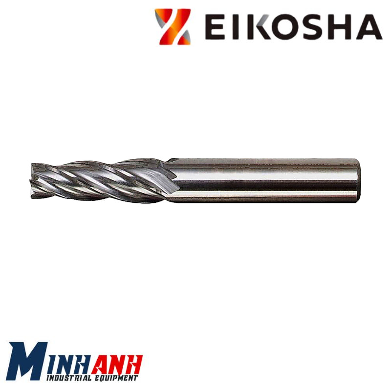 Dao phay ngón côn HSS TE-4 Ø4mm EIKOSHA