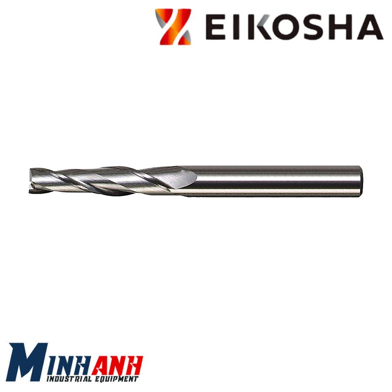 Dao phay ngón côn Carbide cho graphite GTE Ø12mm EIKOSHA
