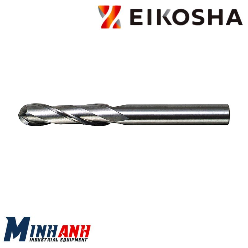Dao phay ngón cầu Carbide cho graphite GBES2 R0.6mm EIKOSHA