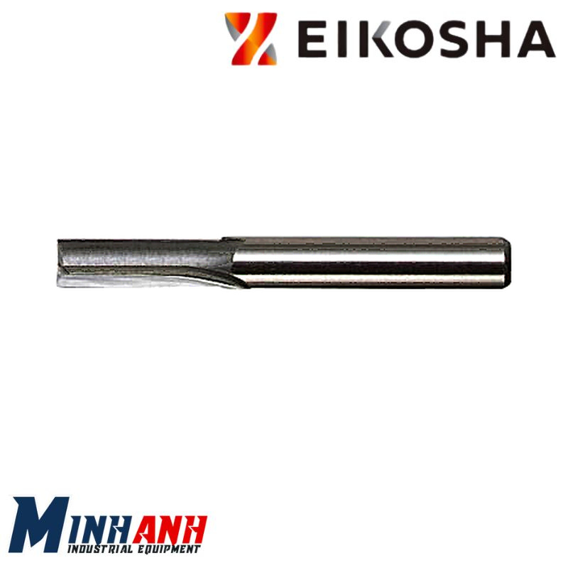 Dao phay ngón rãnh HSS phủ TiN SLEM Ø5mm EIKOSHA