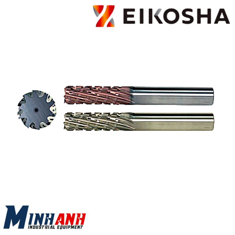 Dao phay ngón Carbide cho vật liệu sợi CSFRP Ø4mm EIKOSHA