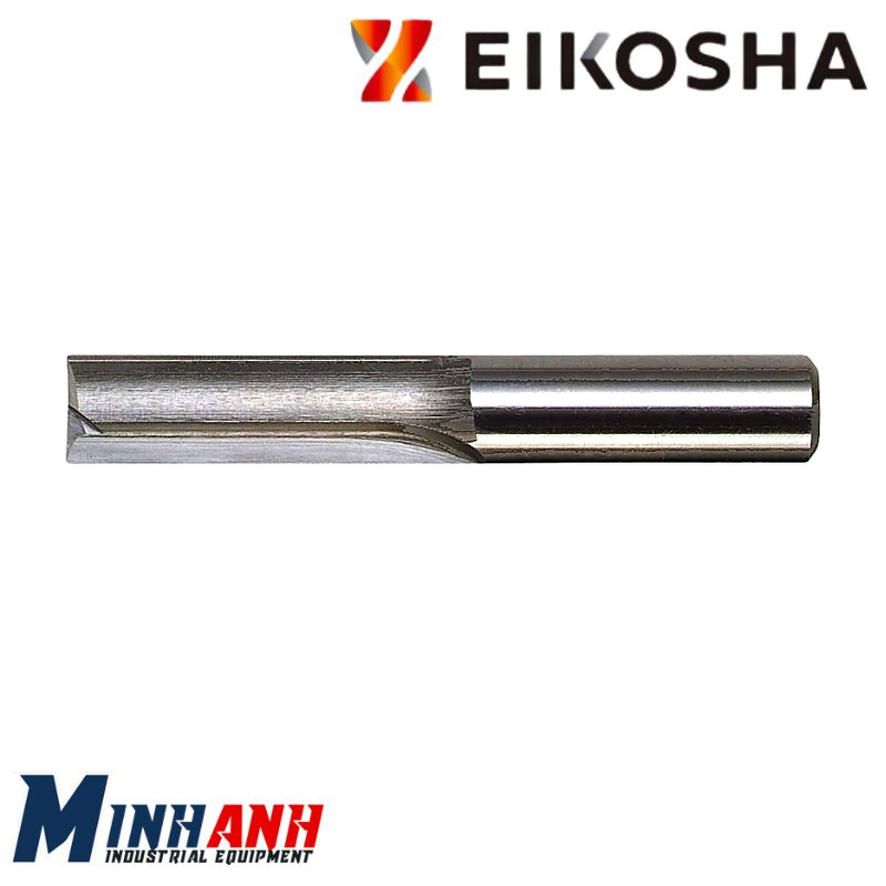 Dao phay ngón rãnh HSS phủ TiN SLEML Ø2mm EIKOSHA